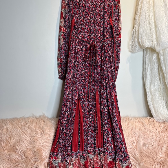 Free People Happy Feelings Printed Midi Dress - Picture 8 of 8